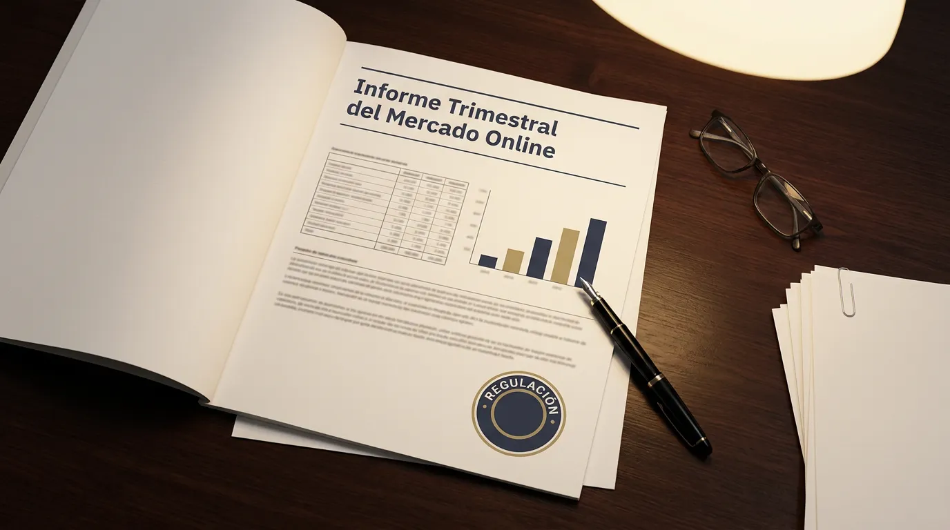 Documento institucional de la Dirección General de Ordenación del Juego con estadísticas del mercado español de apuestas online